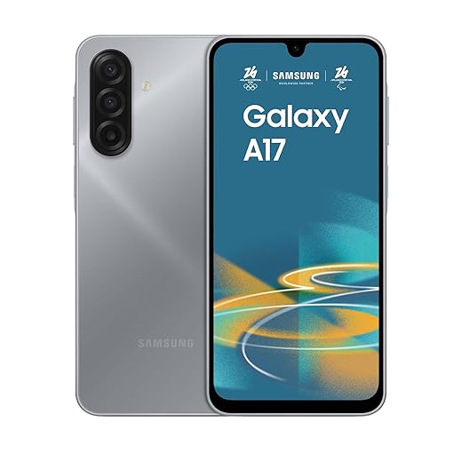 Samsung Galaxy A17 5G, 3 anni di Garanzia del produttore, Android 15, Display Super AMOLED 6.7", 4GB RAM, 128GB, Batteria 5.000 mAh, Resistenza IP54, memoria espandibile, Gray [Versione Italiana]