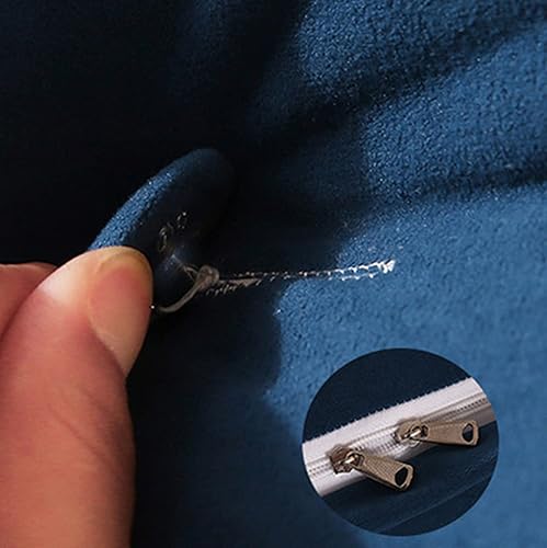 Miniatura 5 de RAKTOV Cojín de lectura con respaldo de color sólido cojín de lectura para cama lumbar cojín de apoyo triangular para cabecero de cuña para