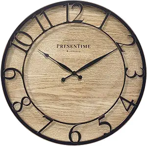 Top 7 Best Farmhouse Wall Clocks for Rustic Charm 2 Top 7 Best Farmhouse Wall Clocks