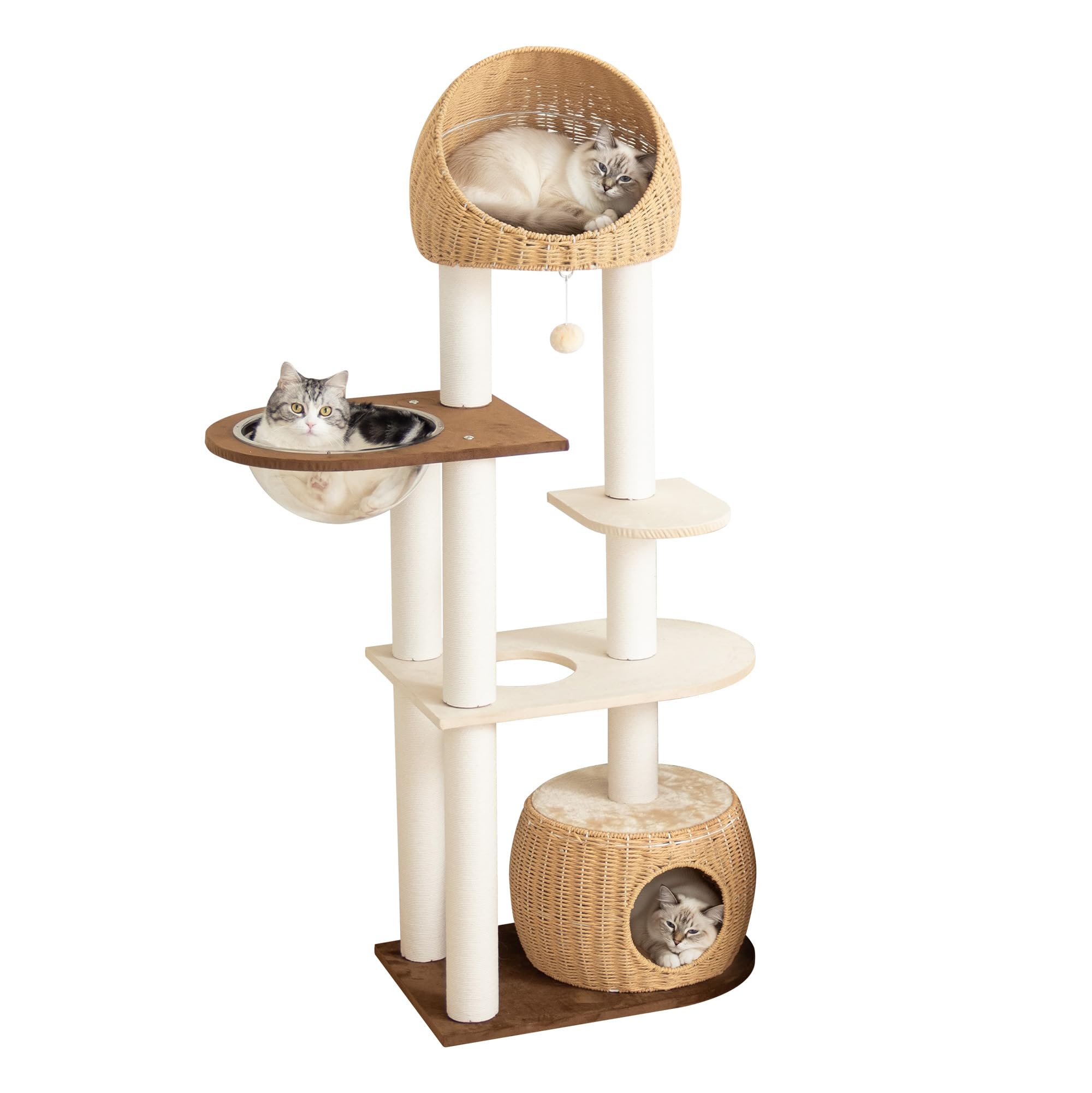 【新品】PETTIFUL キャットタワー 据え置き 大型 高さ152cm Amazon | PETTIFUL キャットタワー 据え置き おしゃれ 大型 高さ152cm