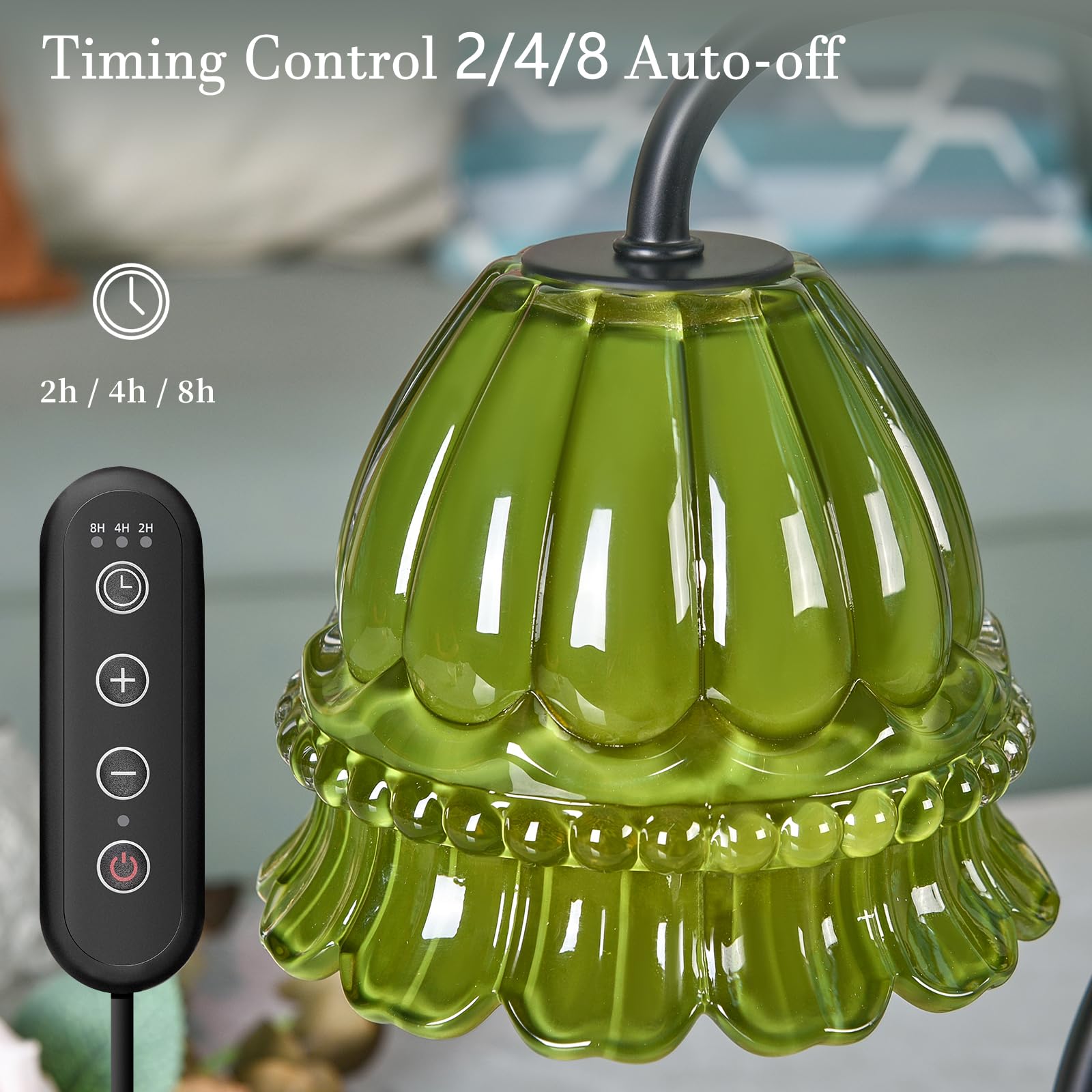 SooFoo Candle Warmer Lamp With Timer - Upgraded Wax Warmer Lamp With