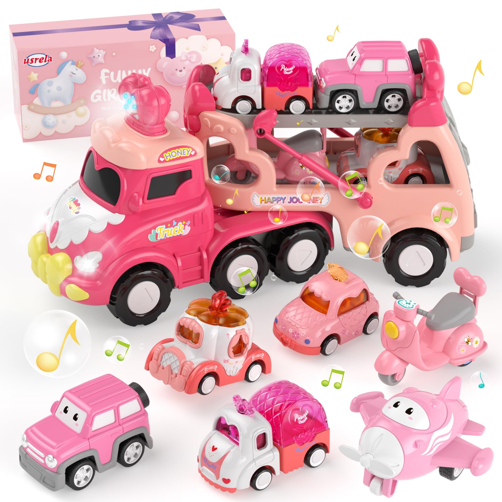 Usrela Girl Truck Toy