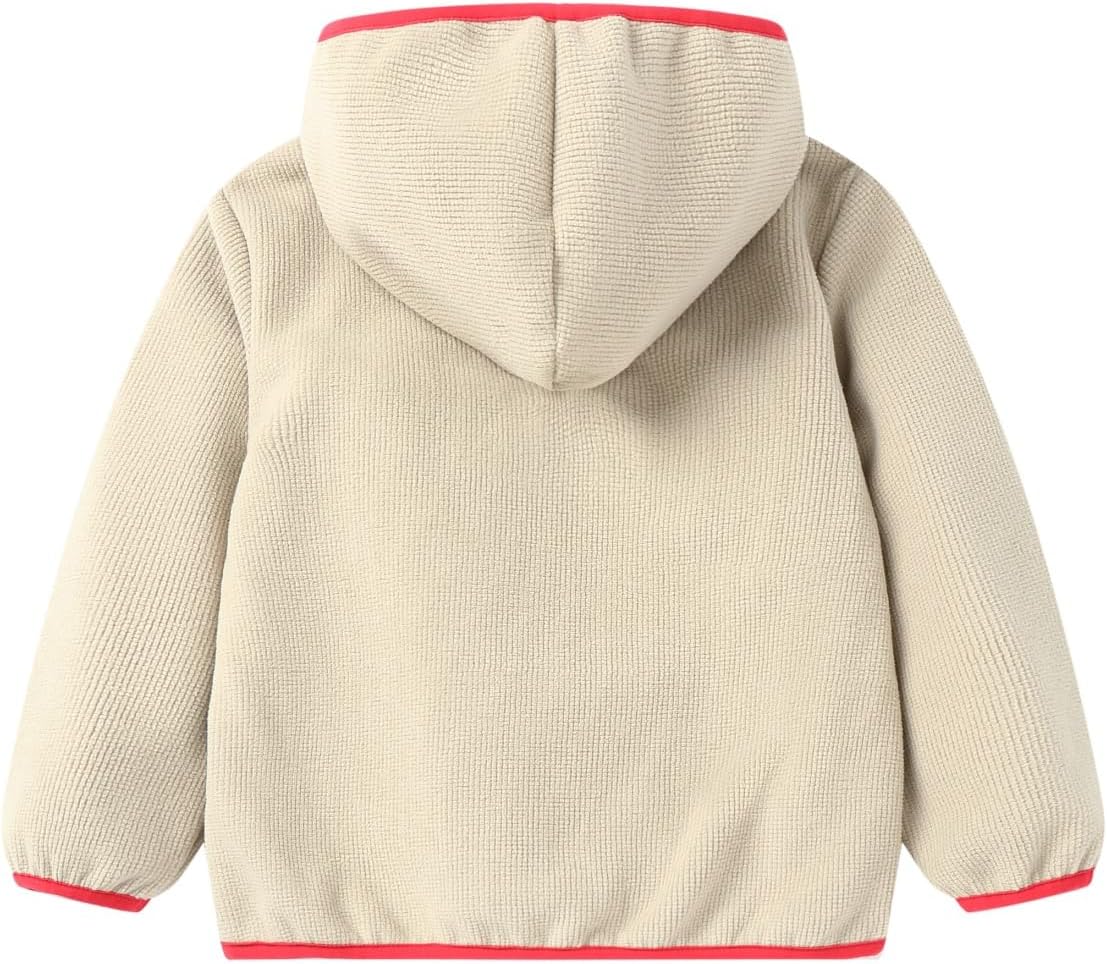 Mud Kingdom Boy Waffle Jacket with Hood Winter Thick Warm Zipper Outerwear 4T- Size 12 - Image 2