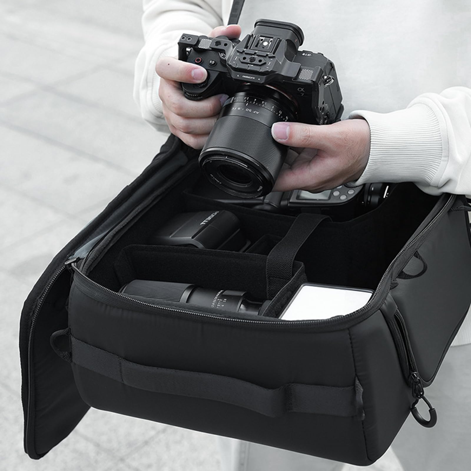Sac d'insertion antichoc pour appareil photo reflex numérique avec rembourrage pour appareil photo