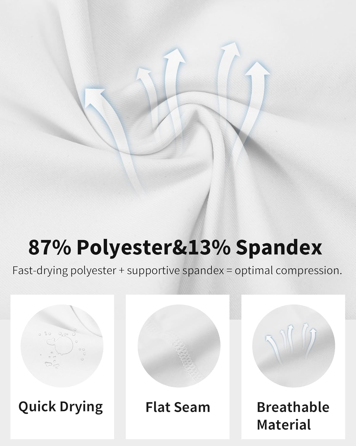 Mens Compression Pants Running Leggings Workout Athletic Tights Cool Dry Base Layer for Basketball Cycling Yoga - Image 8