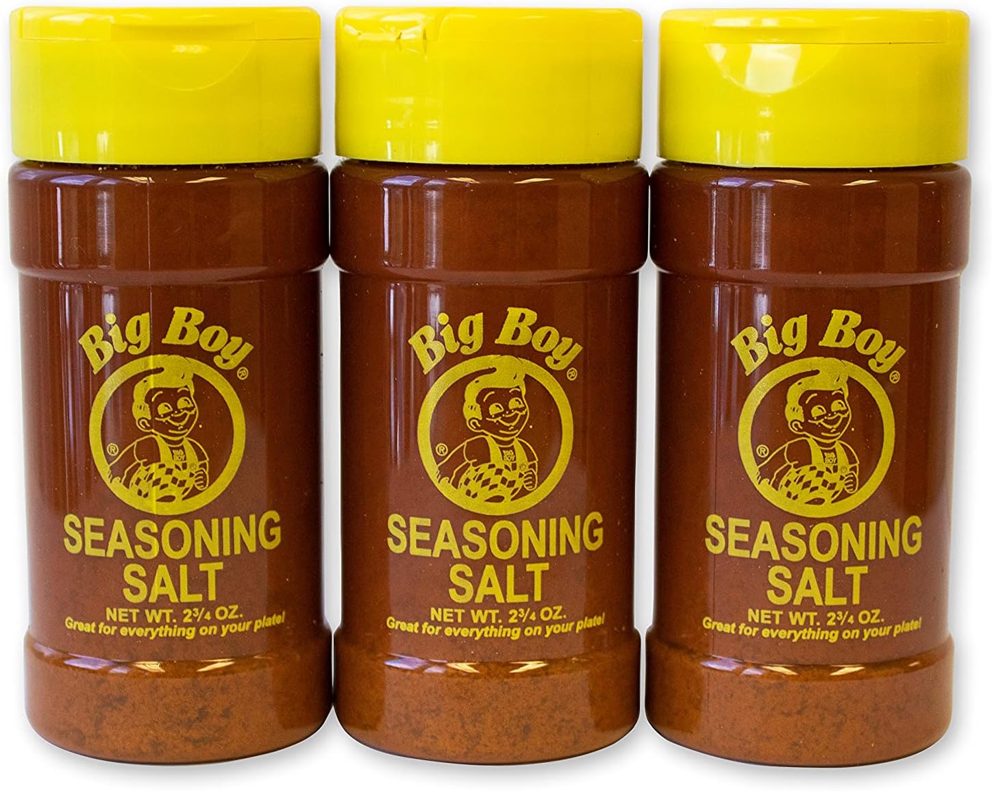 Bob's Big Boy Seasoning Salt 3 Pack 2.75 Ounce