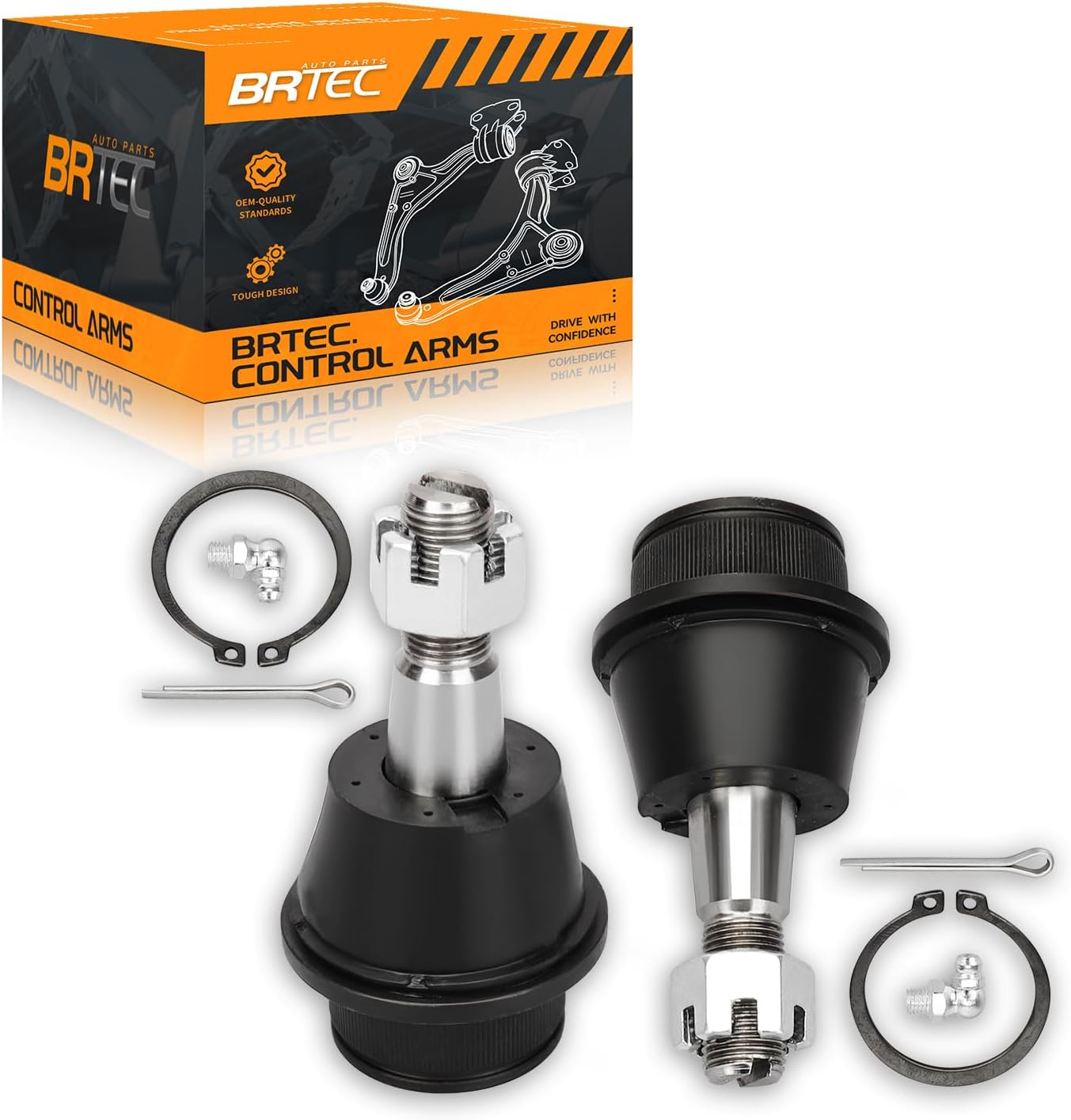 2Pcs Front Lower Ball Joints Compatible with Dodge Ram 1500 2002-2012