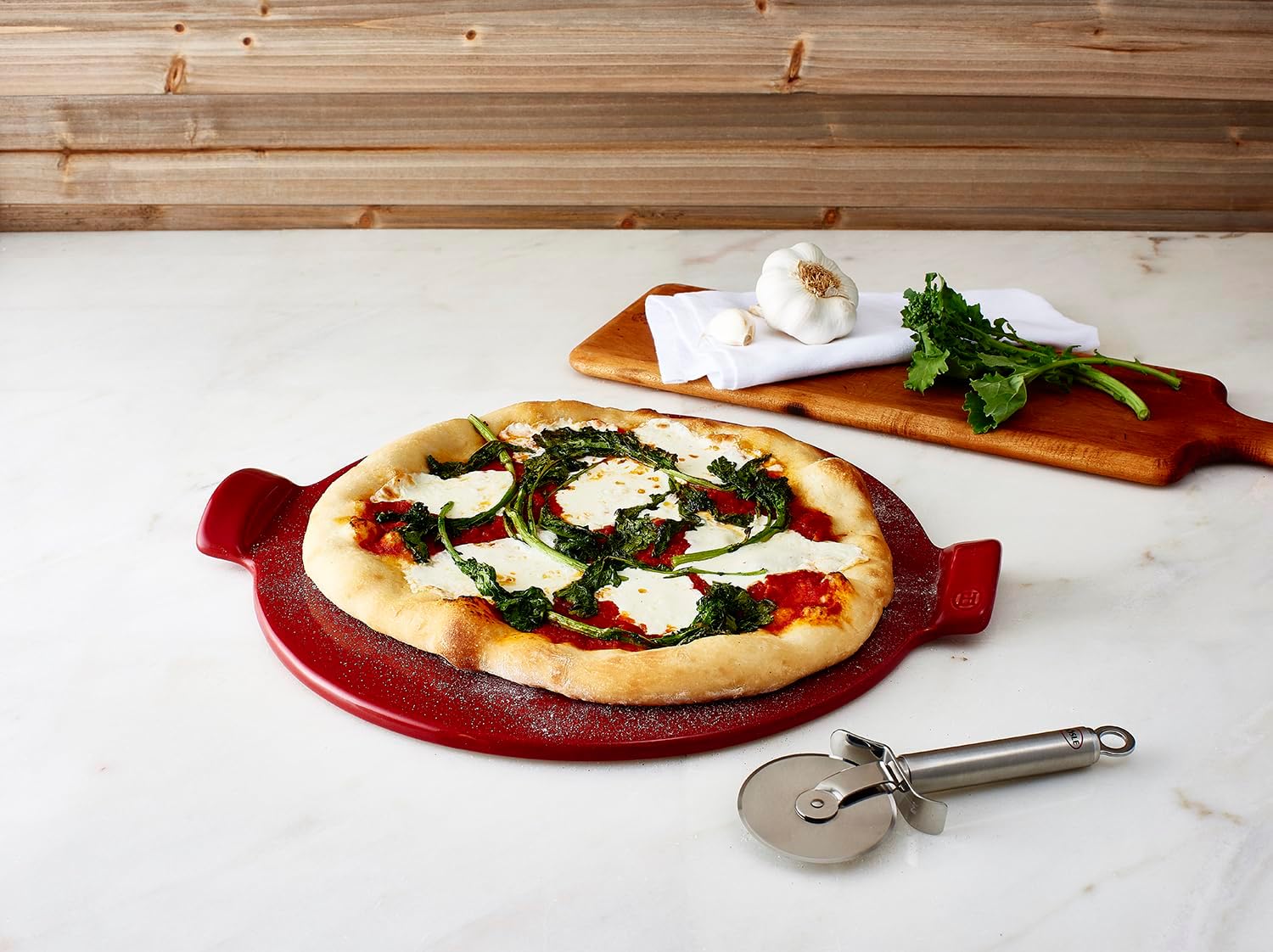 Emile Henry Made In France Flame Individual Pizza Stone 10", Figue