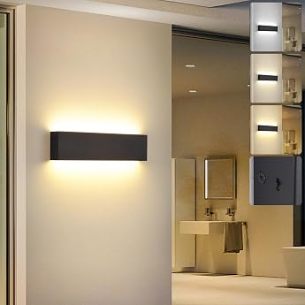 KUKAK LED Indoor Wall Light, 10 W Wall Lamp, 3000 K/4000 K/6000 K Wall | Modern lamp wall, up down wall lighting, hallway lam