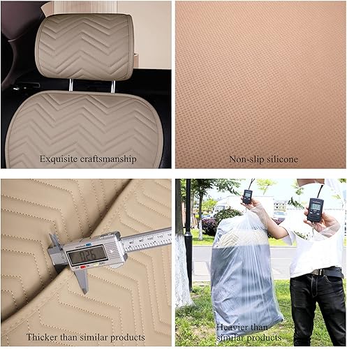 Miniatura 5 de Funda de asiento de coche universal de lluvia roja FengShui. Protege la comodidad segura para el coche SUV Van
