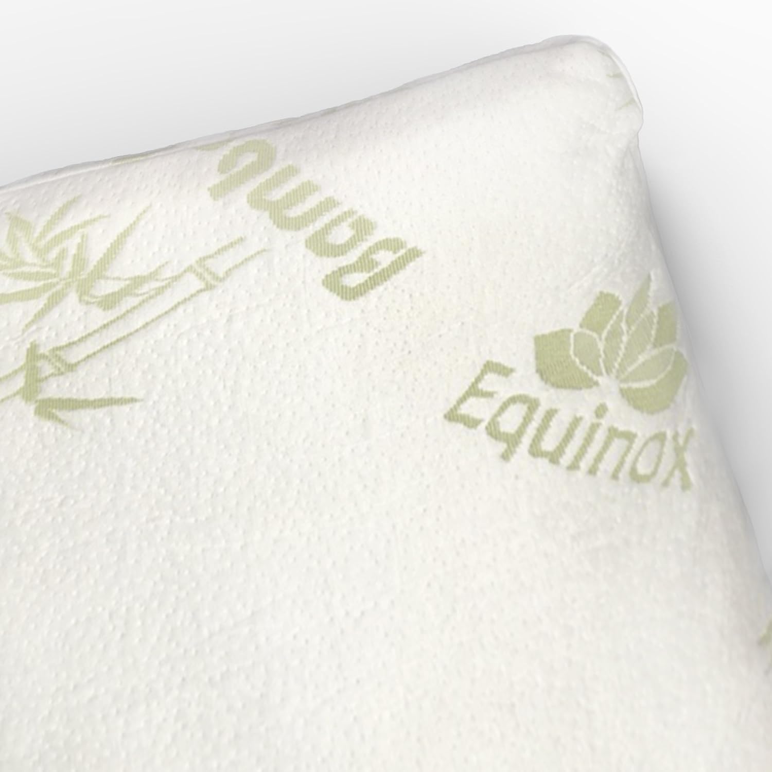 Premium Shredded Memory Foam Pillow - Queen/Standard Size Bed Pillow - 17" x 25" - Removable Bamboo Soft Pillow Case