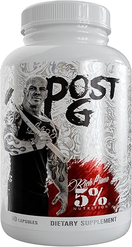 Miniatura 4 de 5% Nutrition Rich Piana Post Gear PCT Support Booster  Bloqueador de estrógeno, inhibidor de la aromatasa  Suplemento de terapia de post ciclo  DAA,