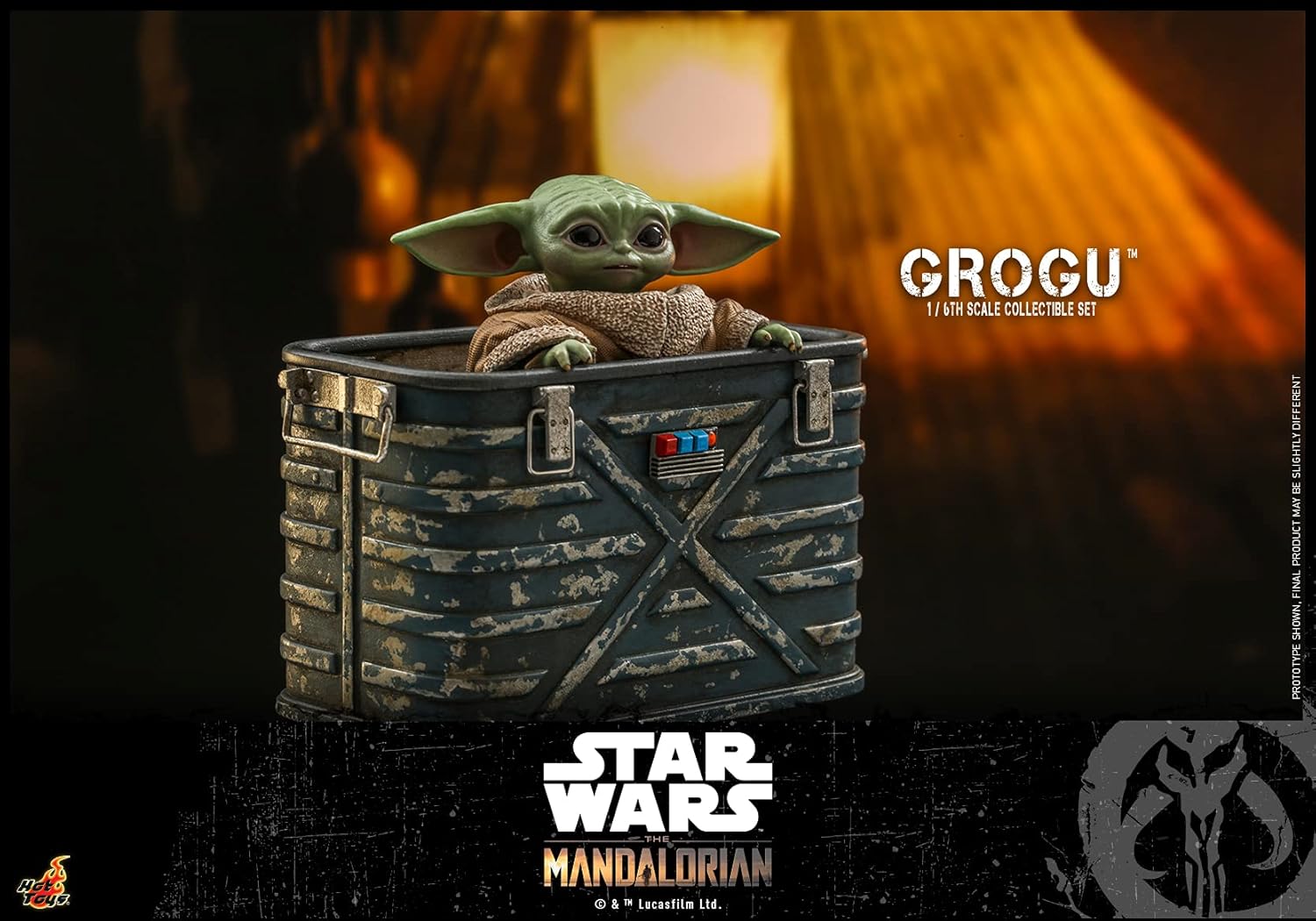 TV Masterpiece Mandalorian Grogoo & Accessory Set 1/6 Scale Figure Green (HT908288)