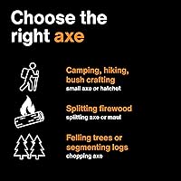 Vista 8 de Fiskars X15 Hacha de cortar, 23,5 pulgadas