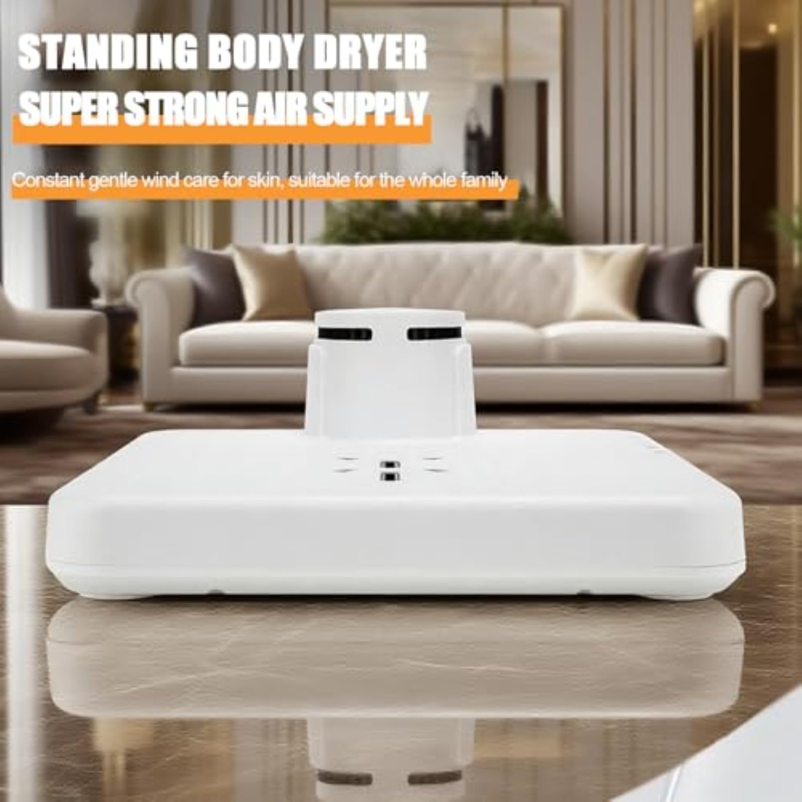 Asciugatrice per tutto il corpo dopo la doccia con sensore automatico per il corpo, con aria fredda/calda regolabile a 2 velocità, per bagno, casa, hotel, palestra e piscina