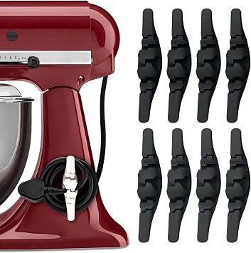 Cord Organizer for Appliances,Wire Organizers for Appliances, Kitchen Appliance Cord Organizer for Mixer,Blender,Coffee Maker,Pressure Cooker,Must-Haves Kitchen Accessories for Daily Life 8 packs