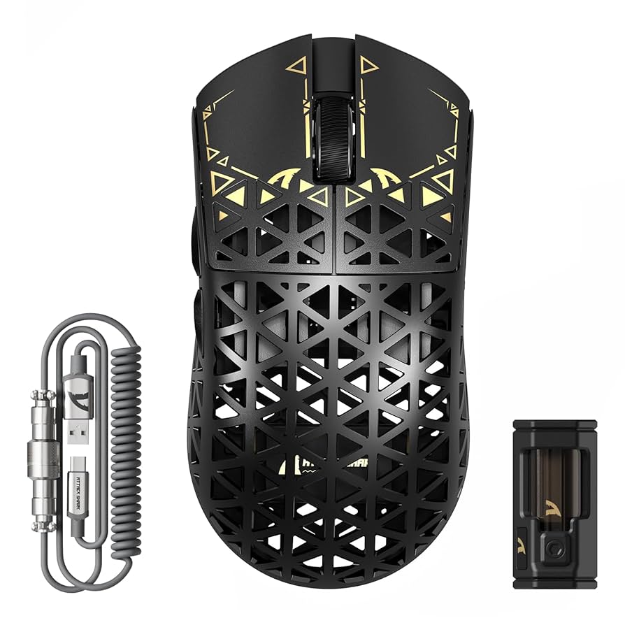 ATTACK SHARK R5 ULTRA ブラック Amazon.com: ATTACK SHARK R5 Ultra Carbon Fiber Wireless