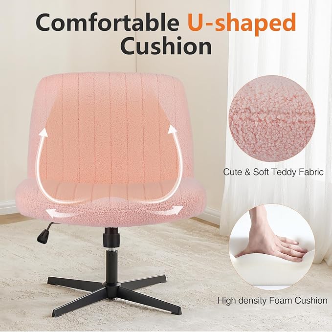 Silla de Oficina Sin Apoyabrazos Giratoria Ergonomica Color miniatura 4