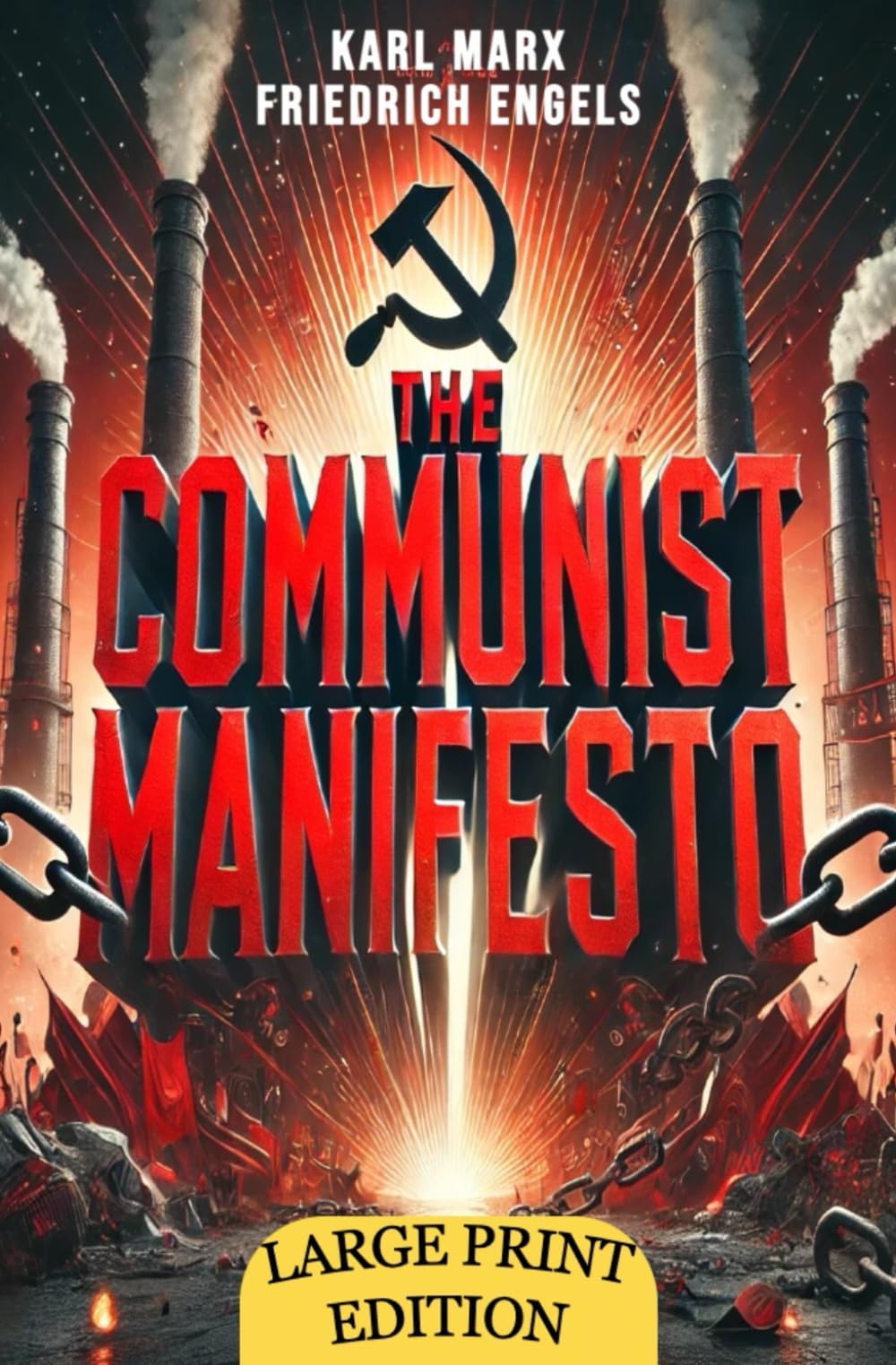 The Communist Manifesto (Large Print Edition): A Visionary Work on Class Struggle and the Dynamics of Capitalism and Revolution