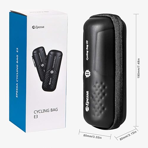 Miniatura 6 de Epessa Bolsa de almacenamiento de bicicleta para ciclismo, bolsa de herramientas de reparación de bicicletas con cremallera sellada para jaula de