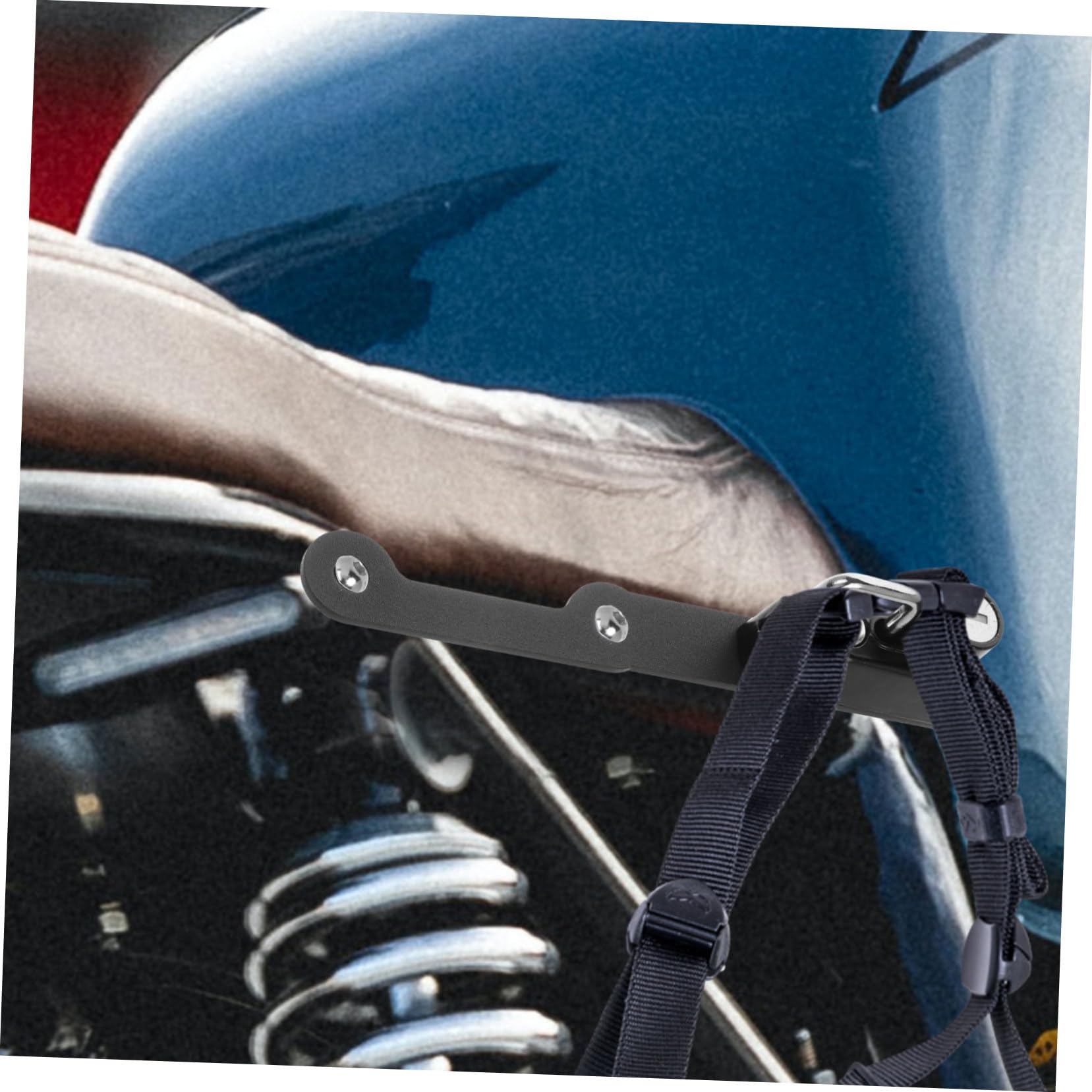 Ciieeo Antivol de Casque de Moto en Métal Noir, Sécurité Antivol pour Casque, Installation Simple, Usage pour Moto