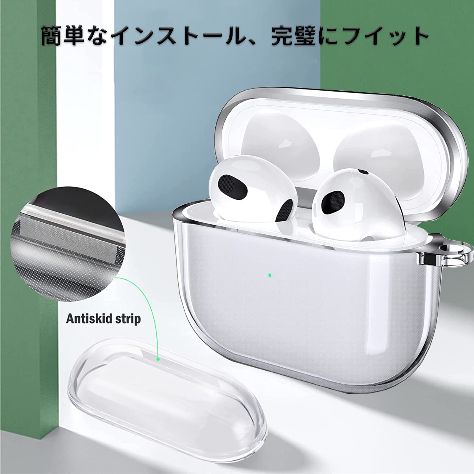 Amazon | ANYOI AirPods 3 専用 ケース AirPods 第3世代 ソフトTPU素材 