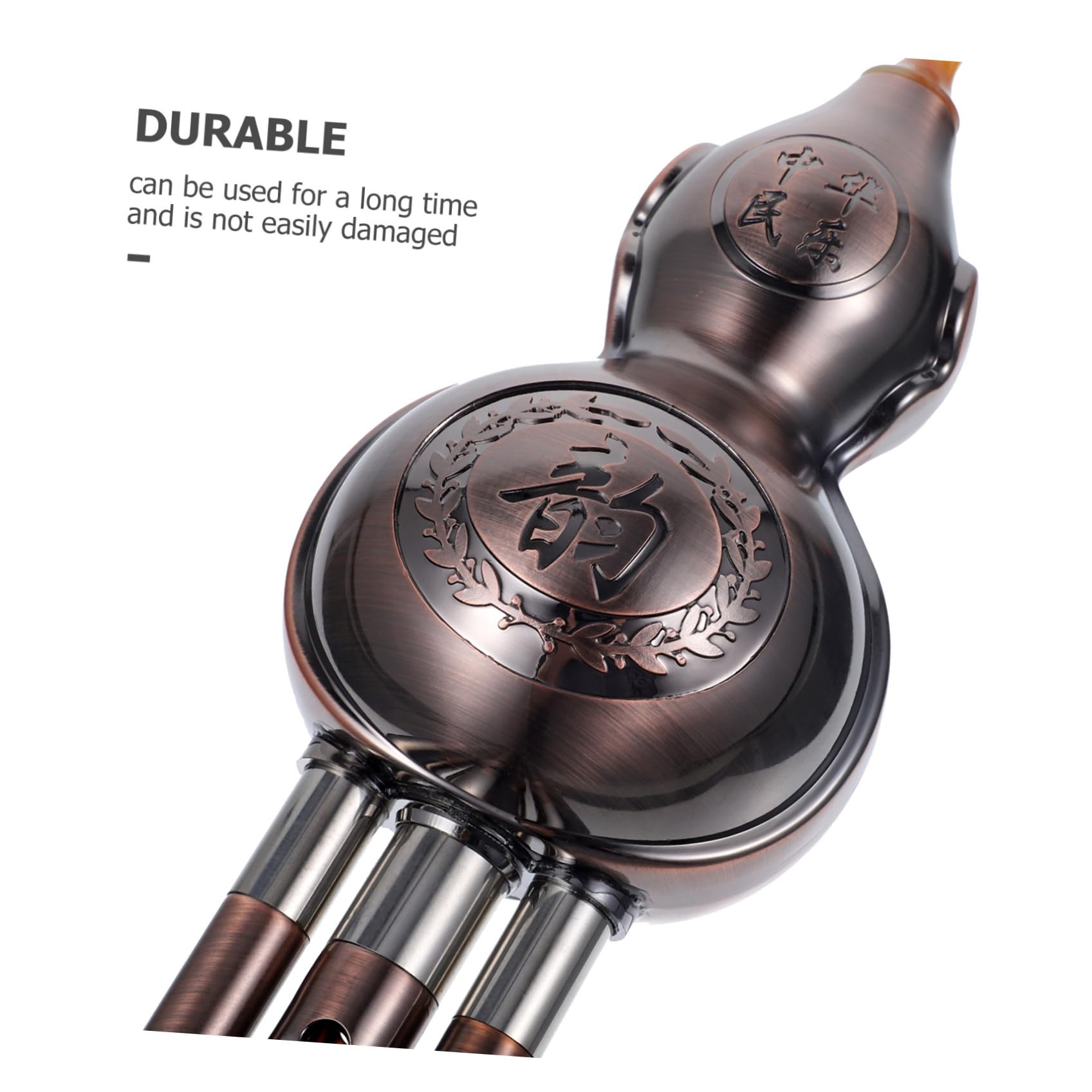 ABOOFAN Flauta de Cucurbitácea Tradicional China para Principiantes en Tono C, Material Pp Seguro, Diseño Estilo Chino Estuche Protector, Instrumento Musical Étnico para Varios estilos