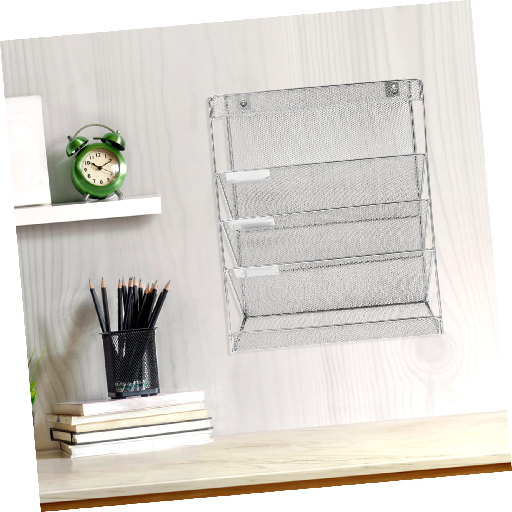 Uonlytech Wand-dokumentenhalter Mit Hängeregistratur-organizer Für Büro Hängeordner-organizer Aktenhalter Wandhalter Hängende Wandregistratur Kühlschrankregal Halter Für Kühlschrank