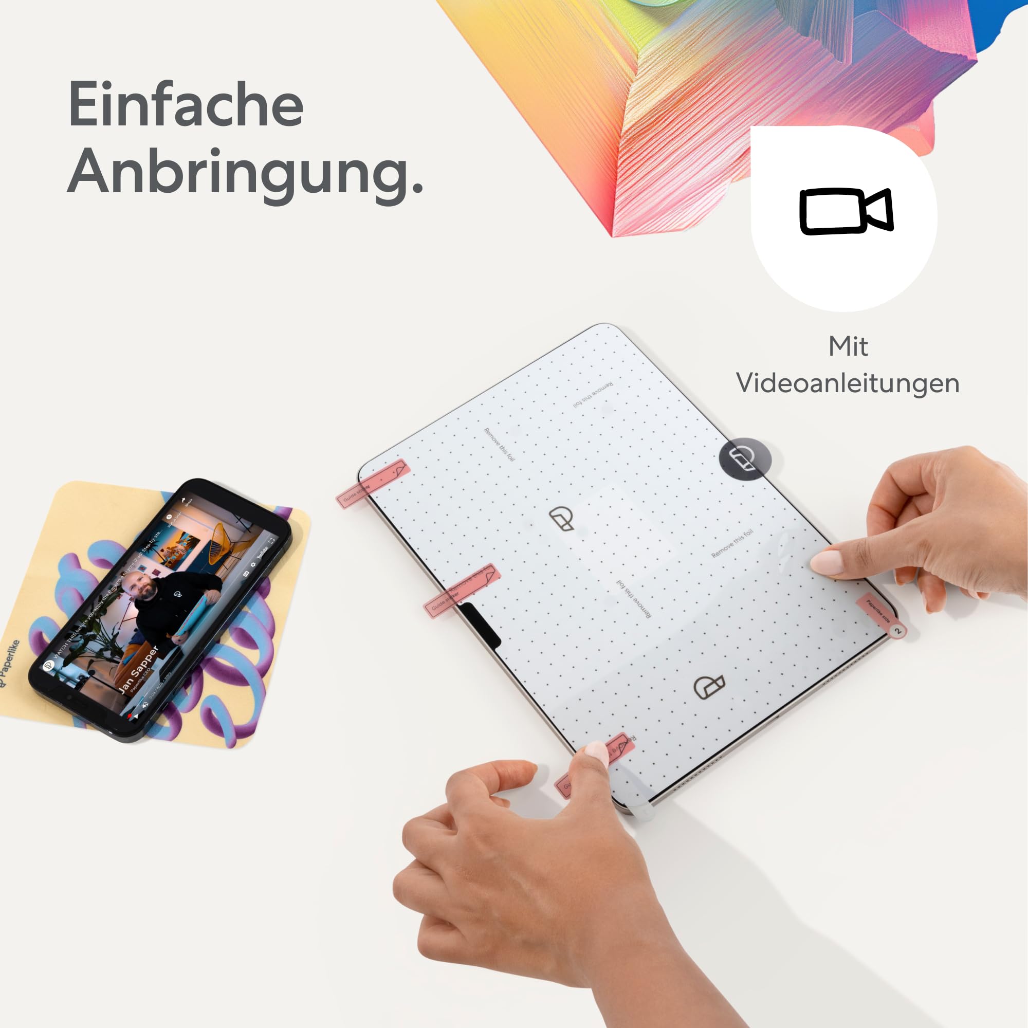Paperlike 2.1 Folie für iPad Pro 11" (4./3. Gen.) & Air (5./4. Gen.) | (vorherige Version) für ein authentisches Papiergefühl