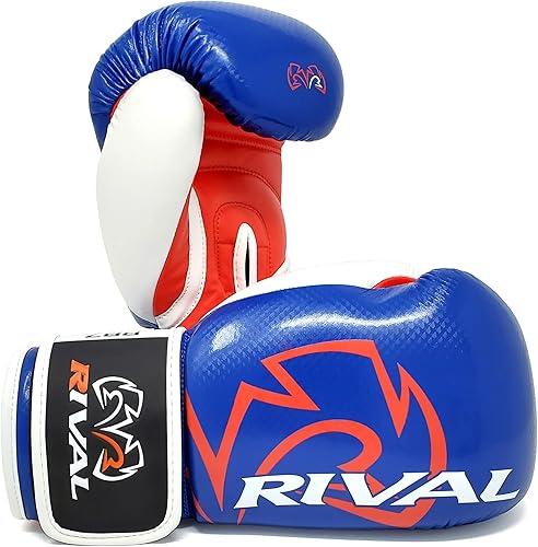 RIVAL Boxing RB7 Fitness Plus - Guantes de bolsa, sistema de correa Ergo y acolchado en capas de alta densidad para trabajo pesado en bolsas y