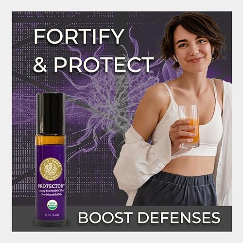 Miniatura 3 de Aceite esencial protector orgánico para la inmunidad en rollo, basado en Thieves Oil Legend, 100% puro certificado por USDA Health Shield