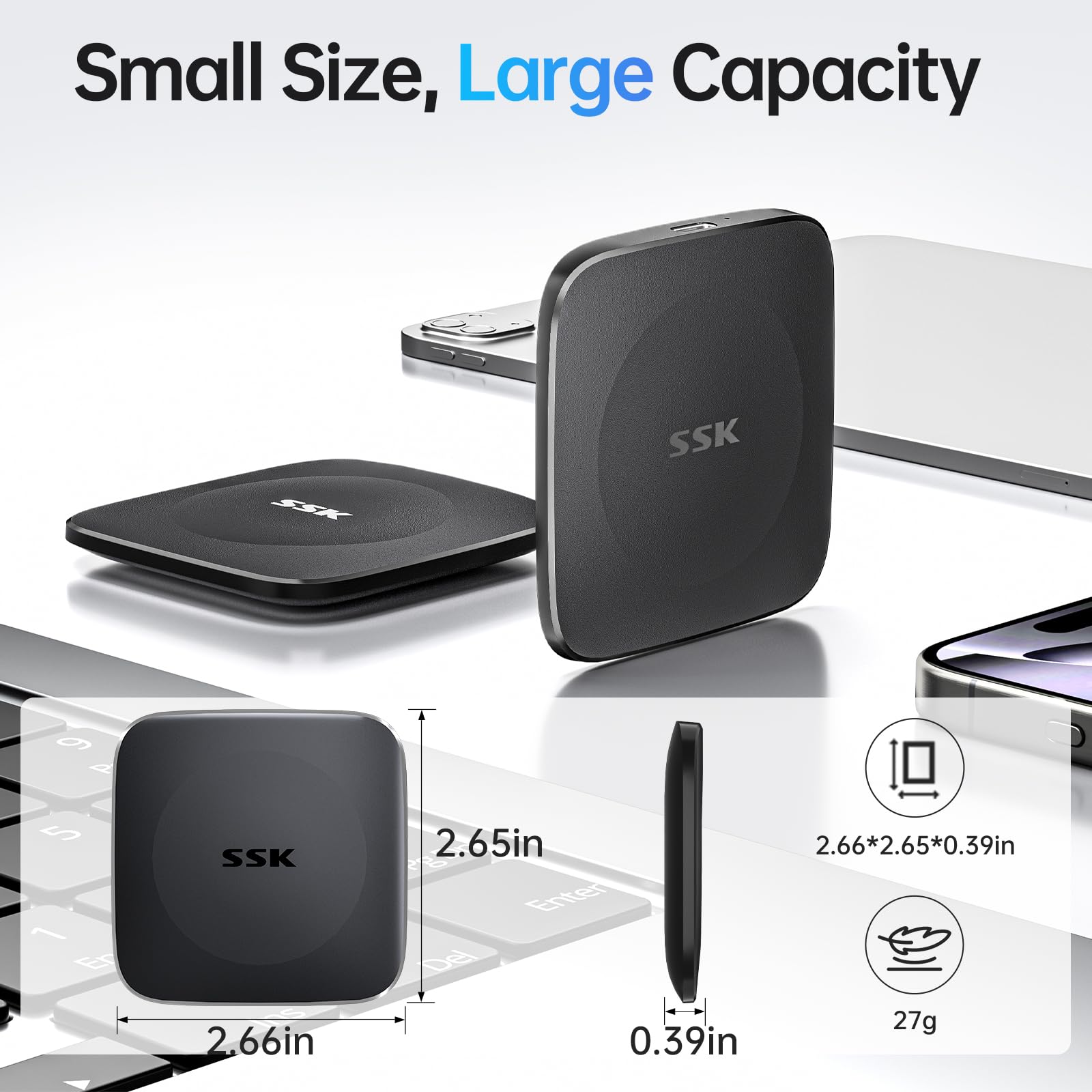 【SSD 1TB】SPD SSQ300-SC1TD Amazon.com: SanDisk Extreme 1TB Portable Solid State Drive