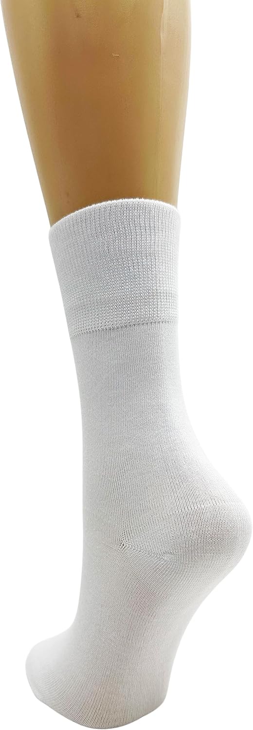 Winterlace Womens Soft Bamboo Rayon Viscose Dress Socks, 6 Pairs Trouser Socks Premium Thin Crew Socks Bulk Pack - Image 7
