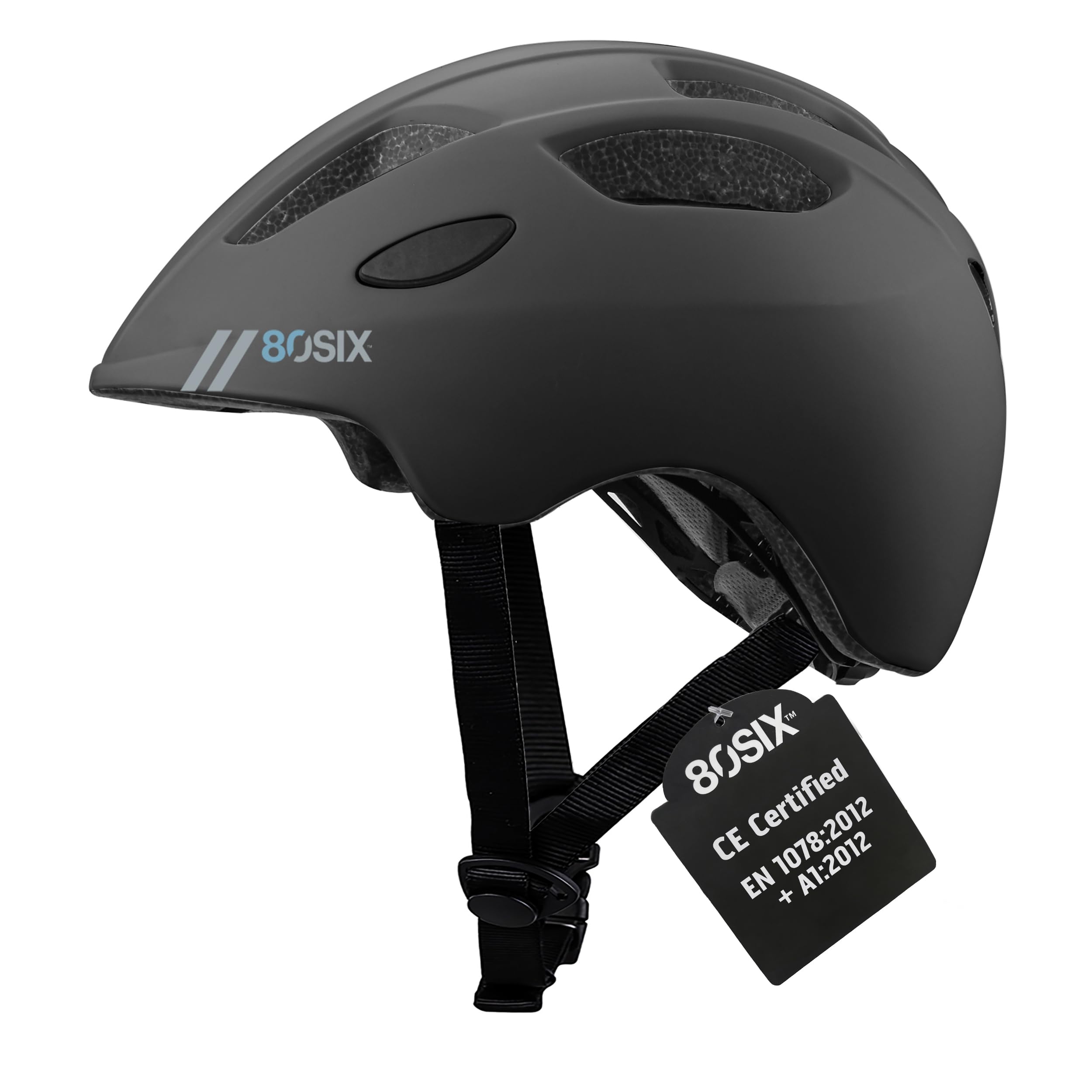 80SIX Kask dojeżdżający do pracy w formie czarny matowy XS/S