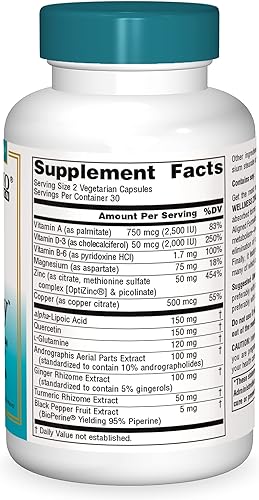 Miniatura 2 de Source Naturals Wellness ZincMunity, apoya la absorción, el metabolismo y la utilización de zinc para la salud inmunológica*, 50 mg de zinc - 60