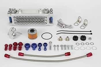 L*p様 武川オイルクーラー4フィン コンパクトクールキット(オイルクーラー)4フィン/ラバーホース