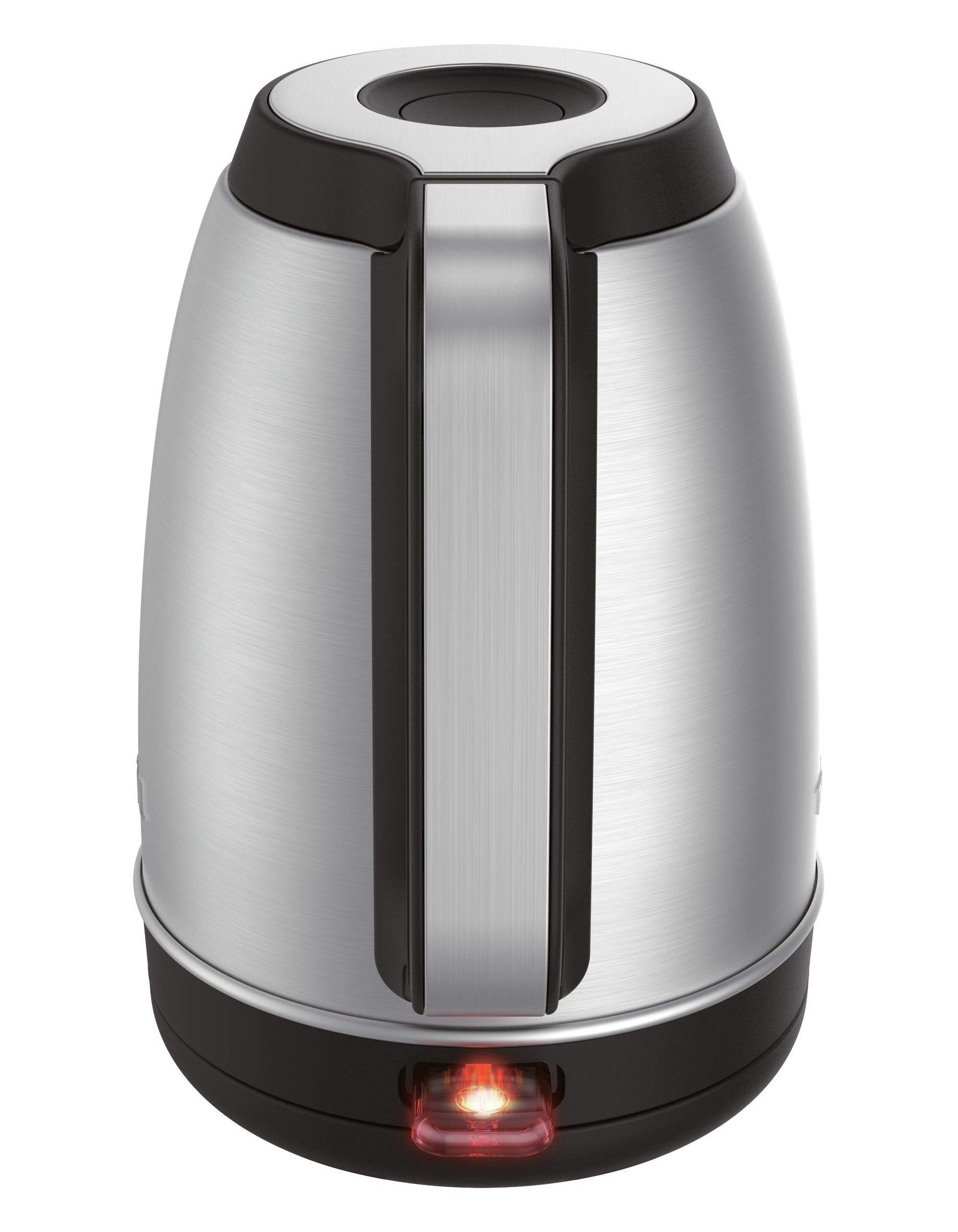 Tefal Element KI280D30 Premium Czajnik elektryczny ze stali nierdzewnej, bezprzewodowy, podstawa 360°, 2400 W, duża pojemność 1,7 litra, Czarny/Stal nierdzewna