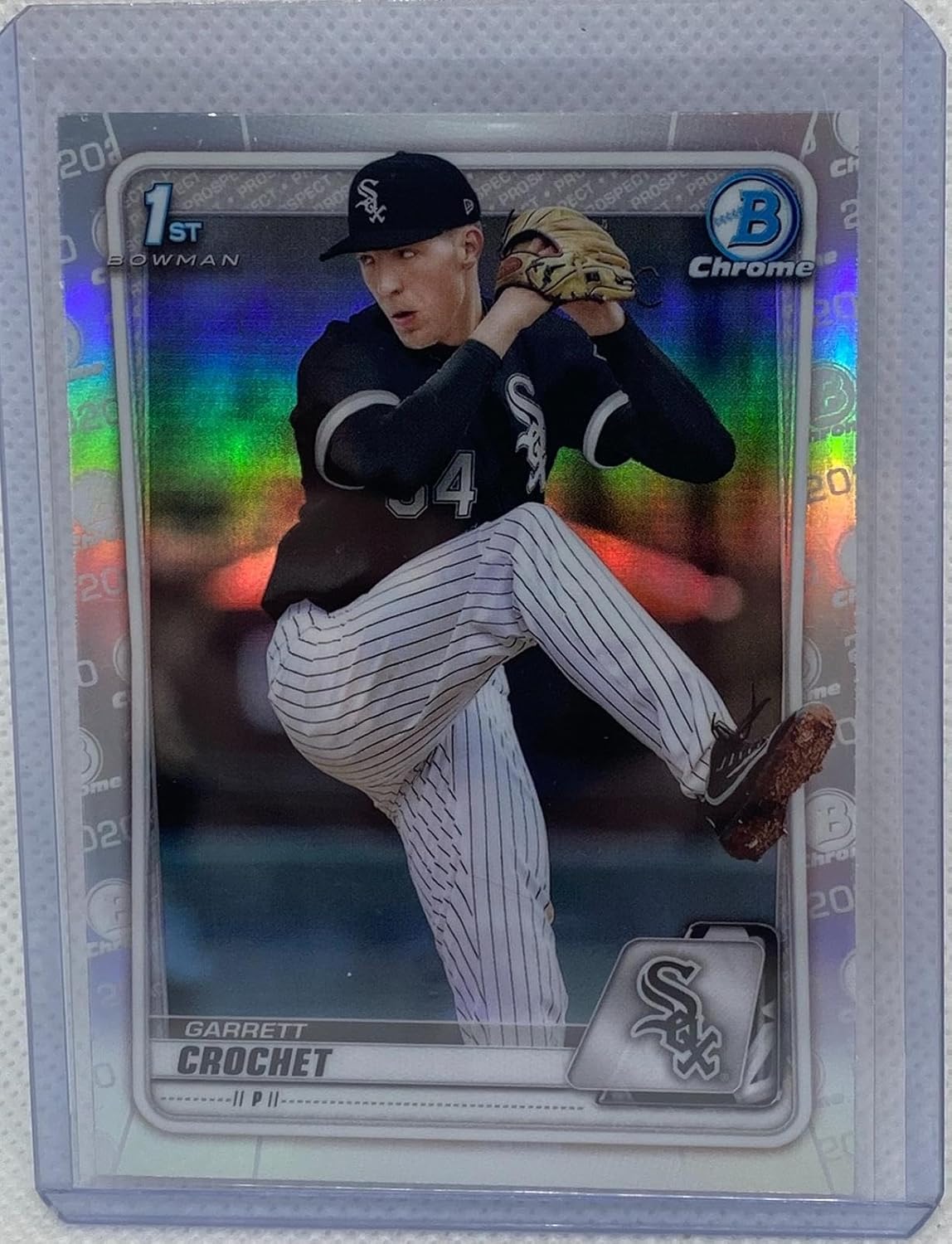 Garrett Crochet Topps 1st Bowman Prospect Chrome Refractor #bd-95 - Baseball Cards