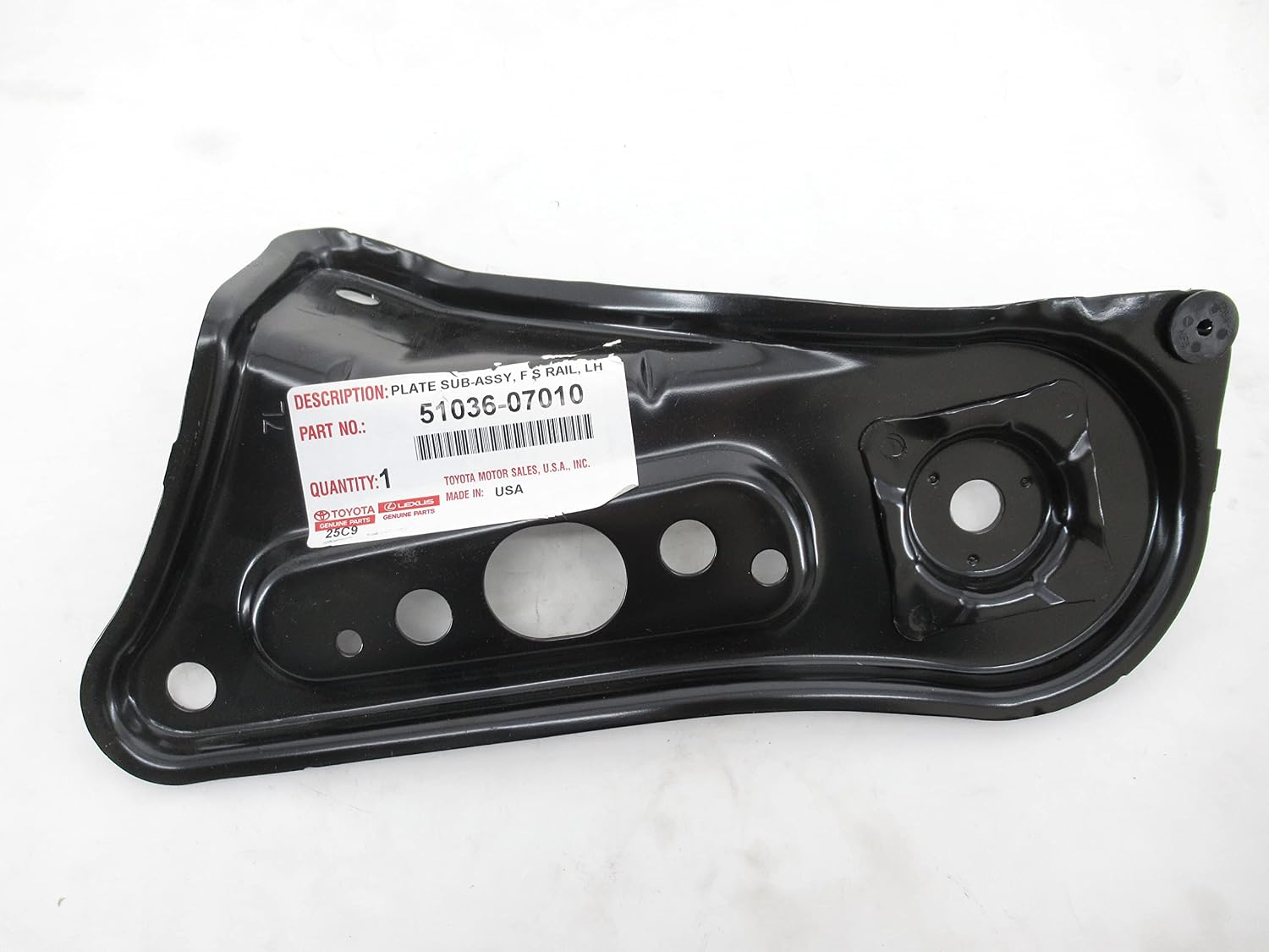 Genuine Toyota (51036-07010) Frame Side Rail Sub-Assembly Plate