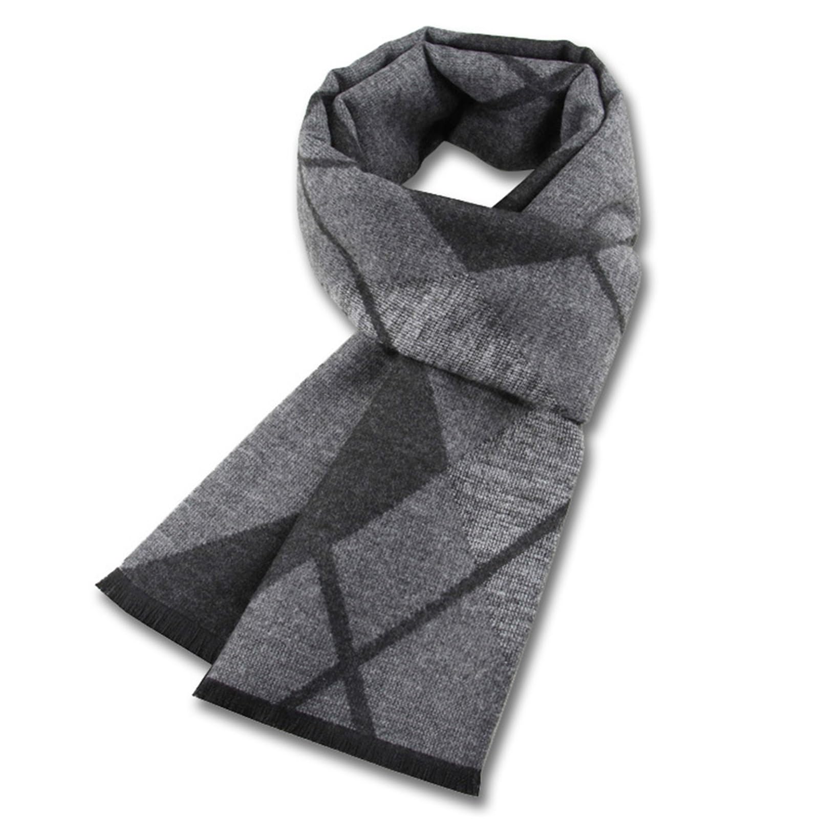 Bufanda de Invierno Para Hombre Bufandas de hombre Bufanda borla cálida párrafo engrosado