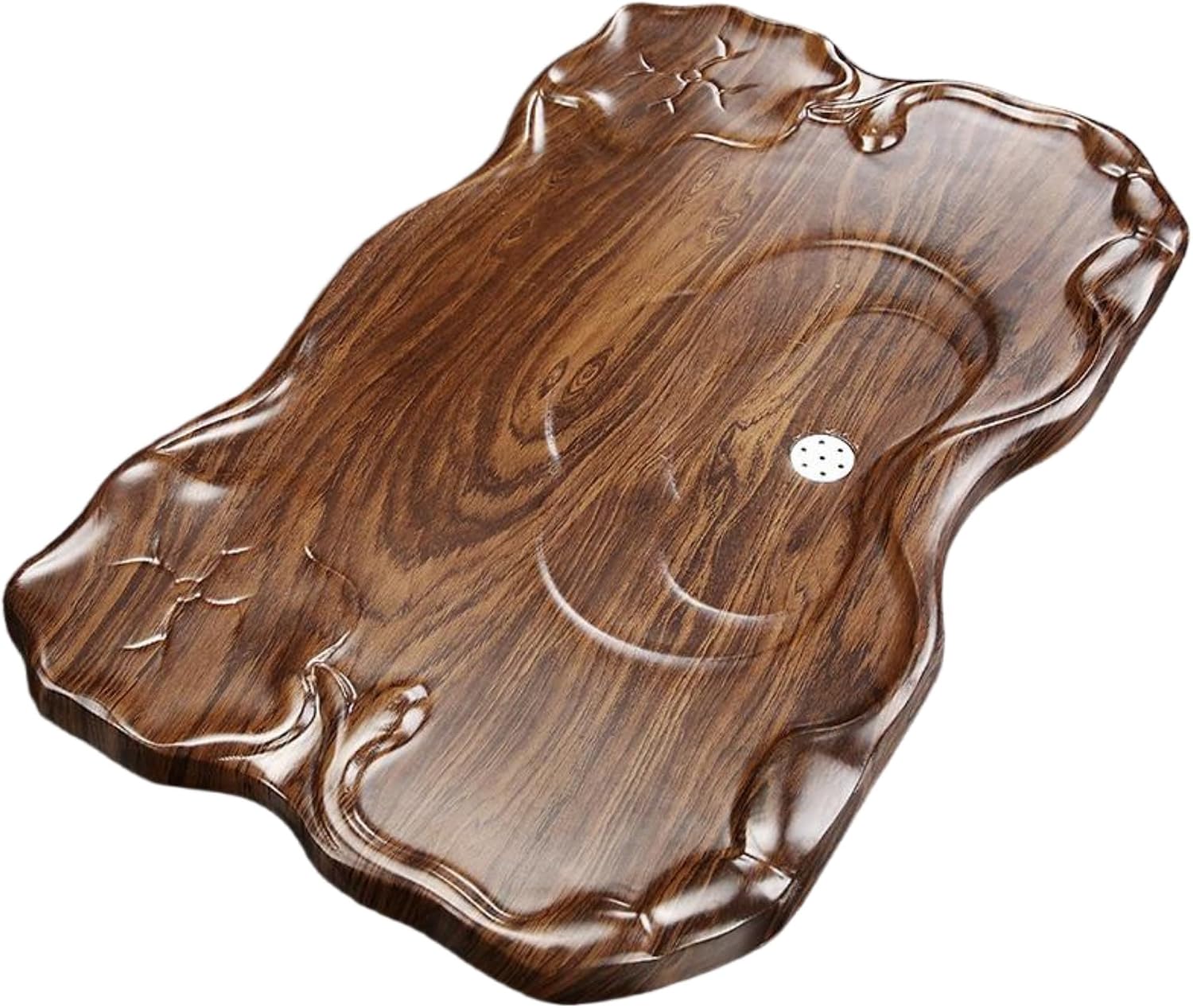 MOYEE Purple Sands Ceramic TeaSet,紫砂 Chinese Gongfu Tea Set,Home,Gifting and Office 套装家用小 Solid Wood Tea Tray 实木茶盘 Chinese Gongfu Tea Tray 茶台整套简约喝茶壶茶杯茶托茶海 A31