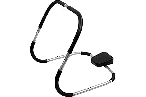 Signature Fitness Ab Trainer Abdominal Machine Exercise Crunch Roller Workout Exerciser, Black