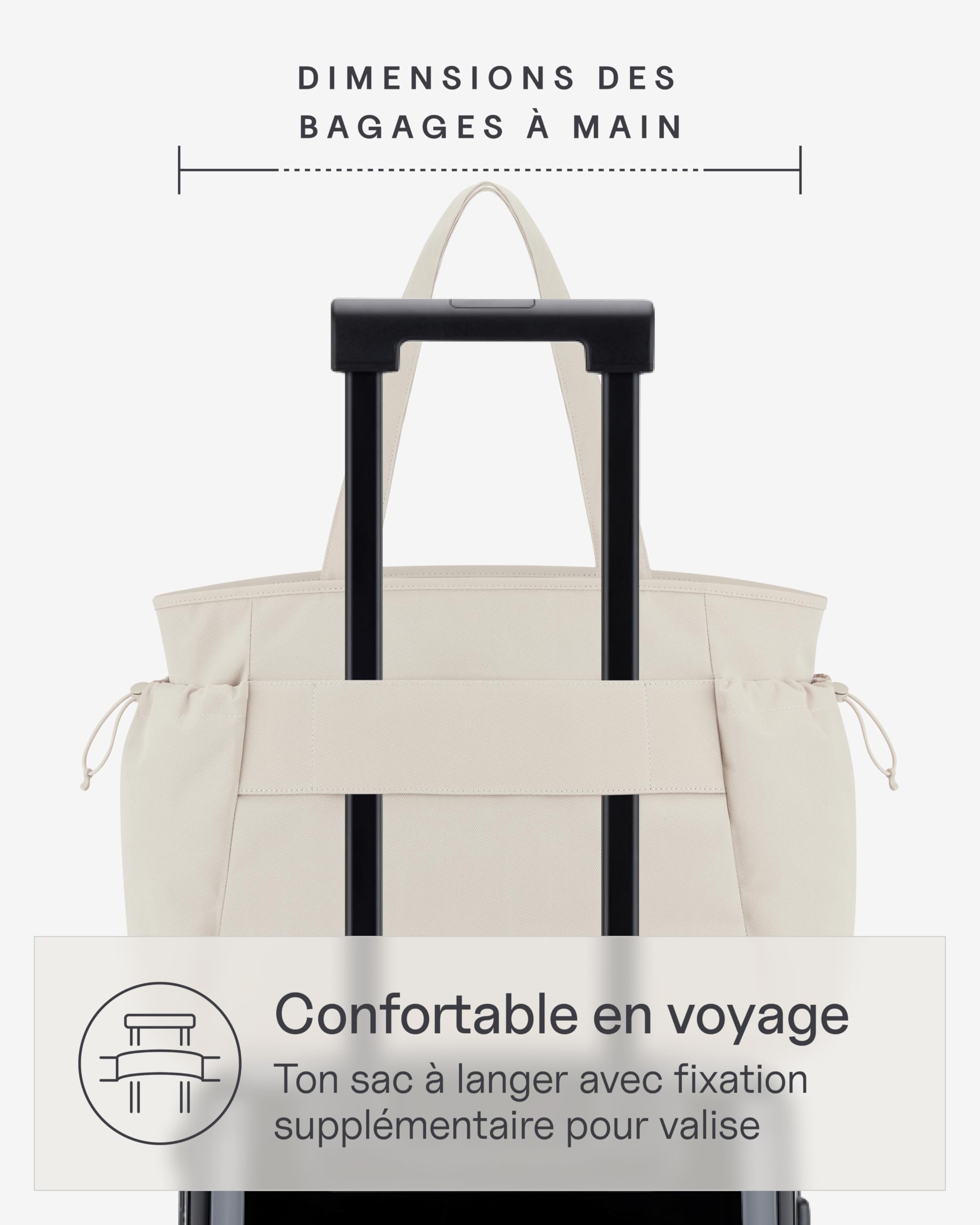 Kapten & Son Shopper Hellvi Diaper Set Sac à langer 25 l fixation poussette valise trousse toilette matelas langer porte-bouteille isotherme