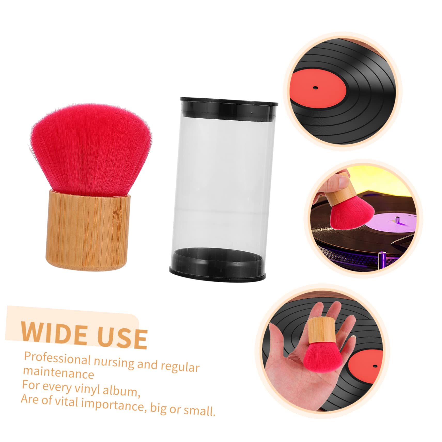 Kit Nettoyage Vinyle Antistatique | 4-en-1 Nettoyante Pour LP Disques | Brosse Vinyle
