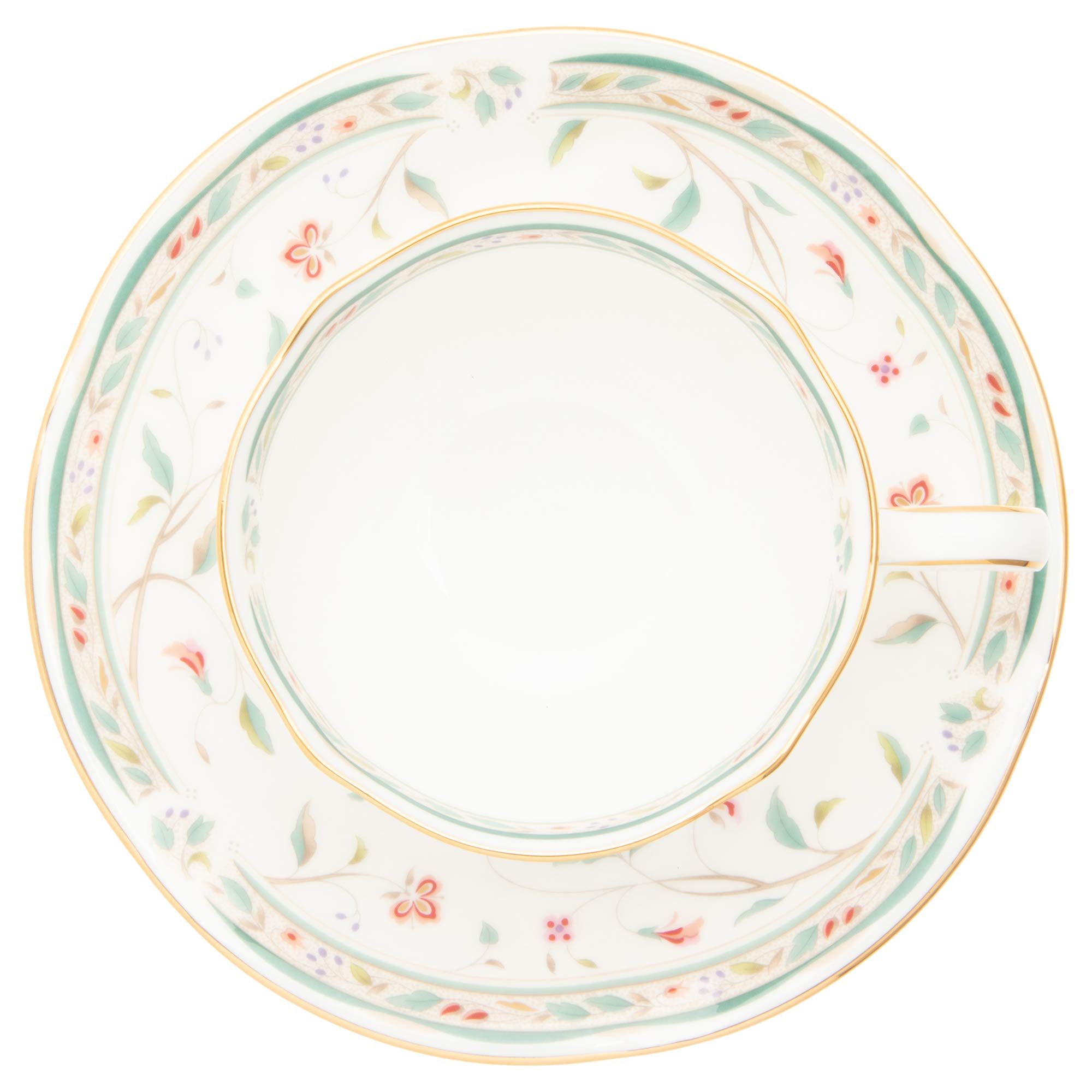 Amazon.com: Noritake T59387A/4409 Cup & Saucer (Coffee/Tea