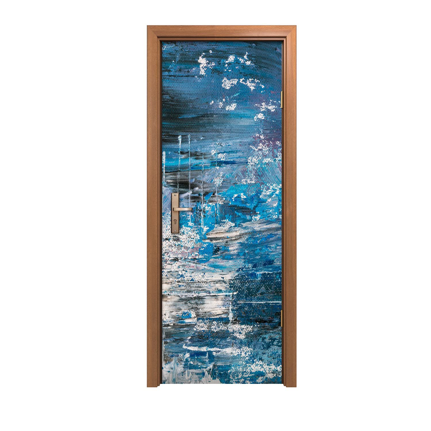 Autocollant de porte mural 70x200cm pour un salon moderne