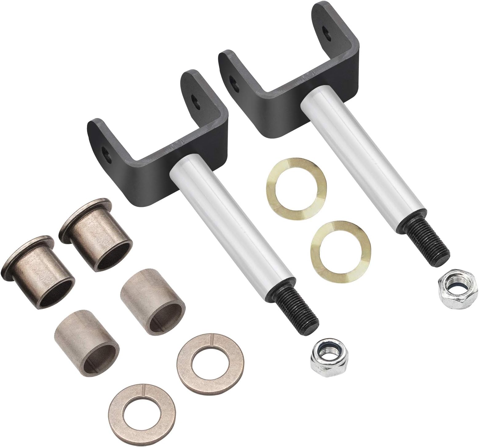 Drive-up Front End King Pin Repair Kit for Club Car DS Golf Cart 1981 & Up 2 Pcs King Pin & Bushing Kit