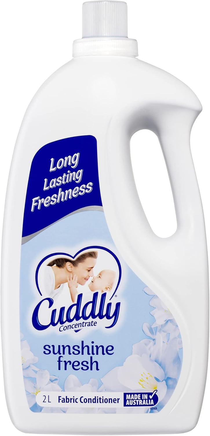 Cuddly Concentrate Liquid Fabric Softener Conditioner, 2L, 100 Washes