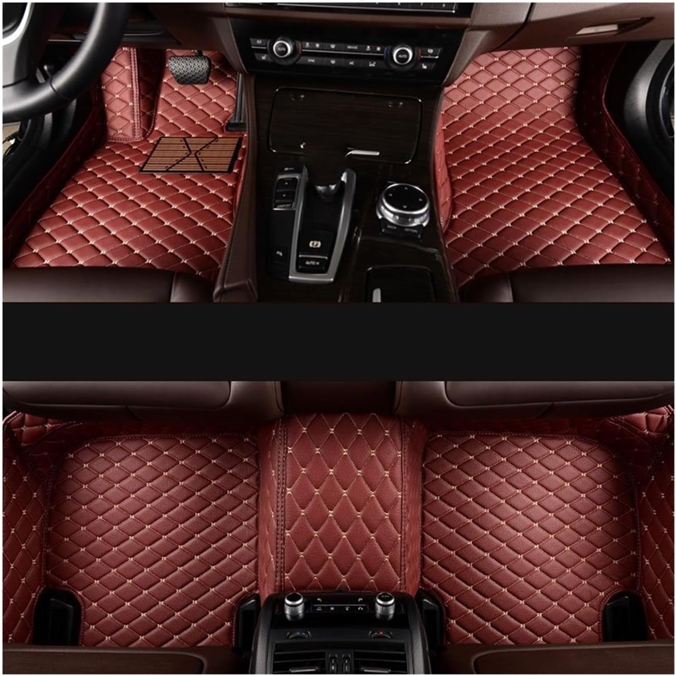 Car floor mats Car Floor Mats for Porsche for Cayenne 958 955 718 911 for Boxster for Macan for Custom Leather Carpet Accessories(6)