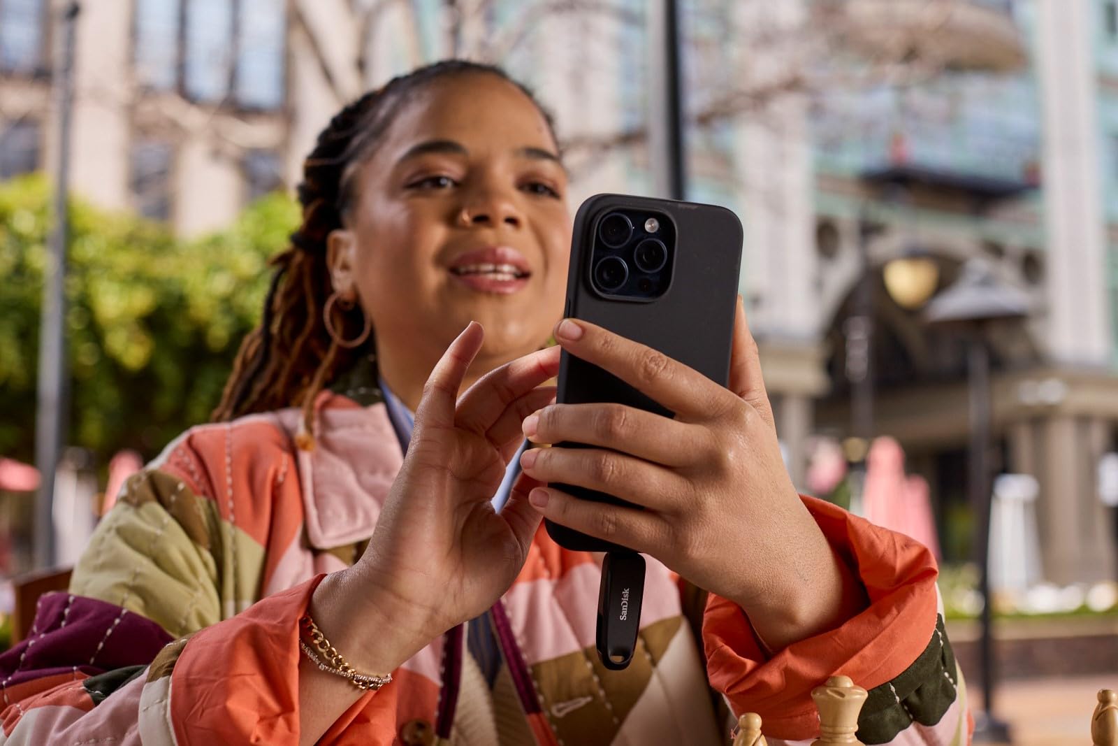 SanDisk Phone Drive 512GB chiavetta USB (2-in-1 archiviazione Phone, per dispositivi USB Type-C/Type-A, backup automatico, RescuePRO Deluxe, Nero)